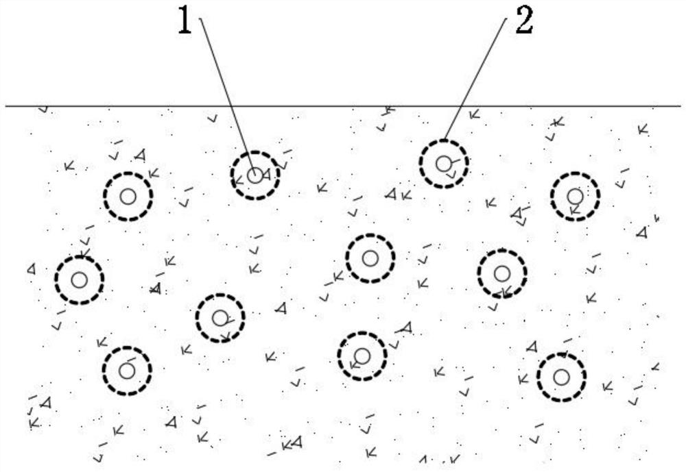 Magnetic attraction type sandy soil remediation method