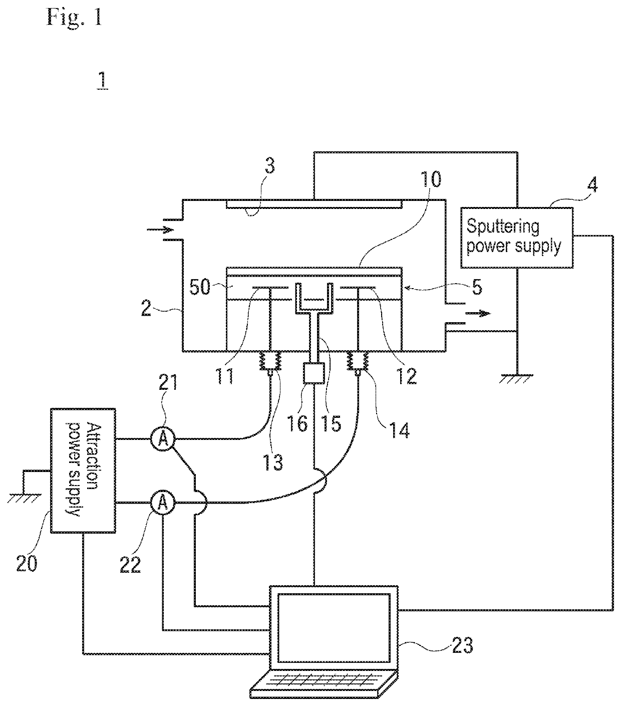 Attraction device, method for producing attraction device, and vacuum processing device