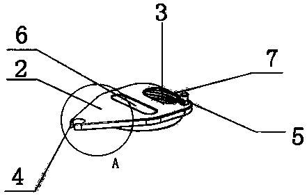 Auxiliary device for work of portable fur-bearing animal estrus detection instrument