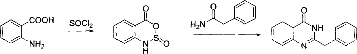 Method for synthesizing quinazoline-4-(3H)-ketone