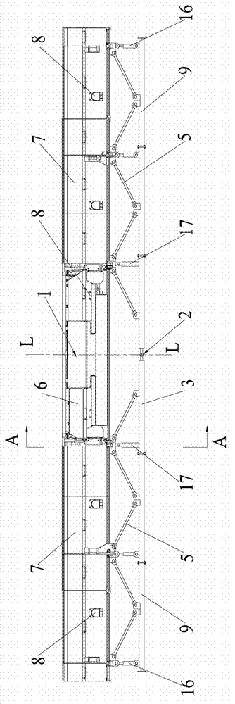 Ironing plate and spreading machine