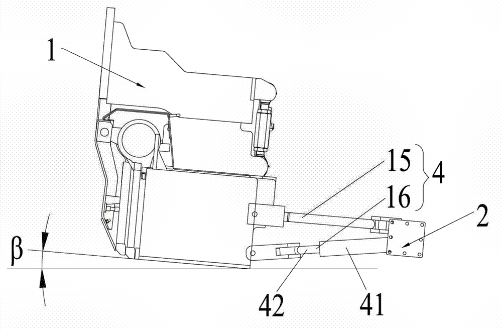 Ironing plate and spreading machine