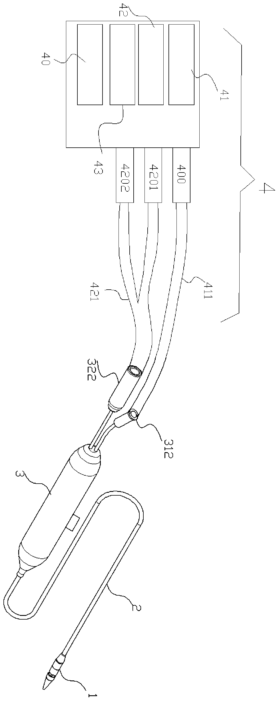Hole cutting type non-implanted atrial shunt device