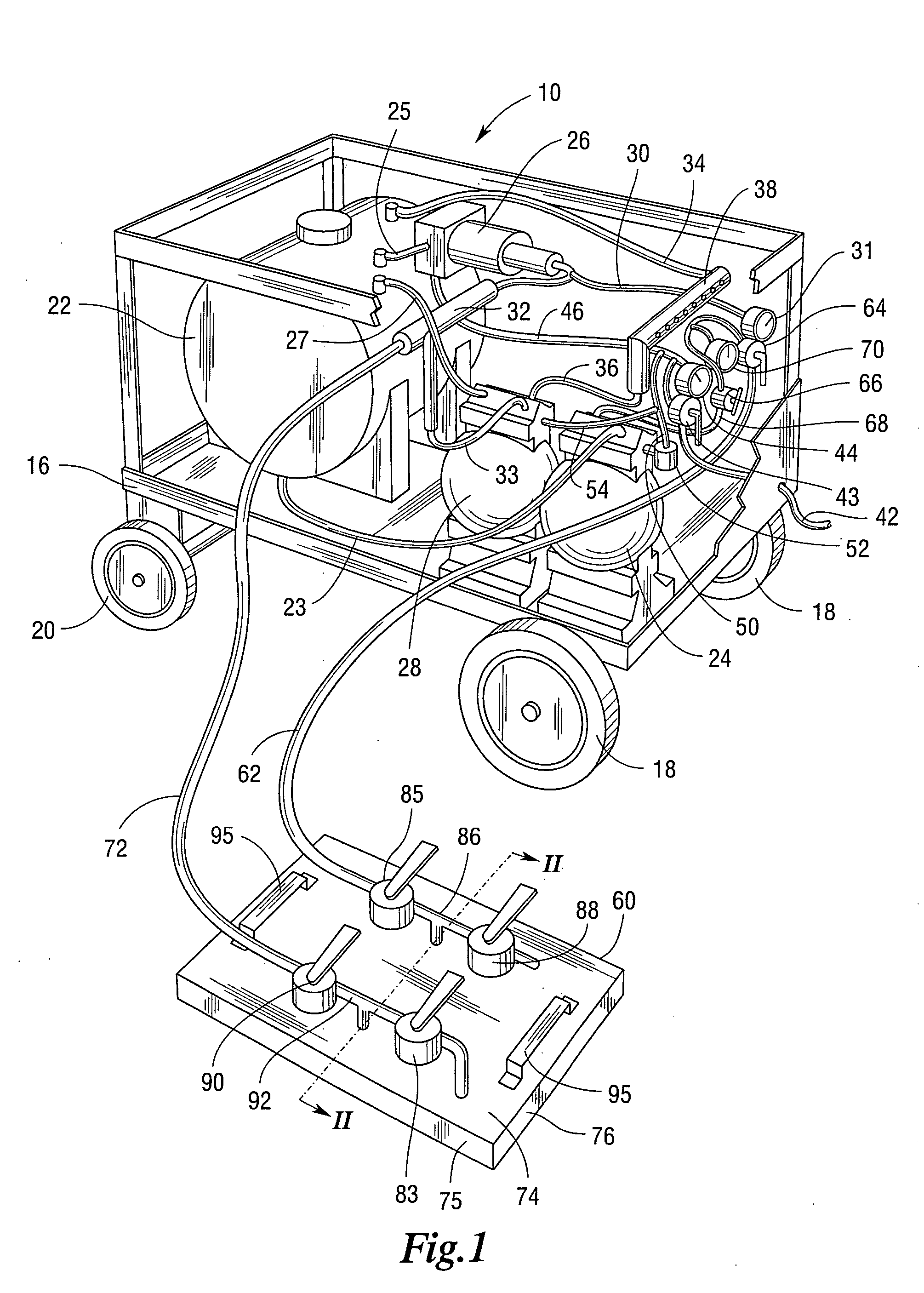 Apparatus and method for treating and impregnating porous structures