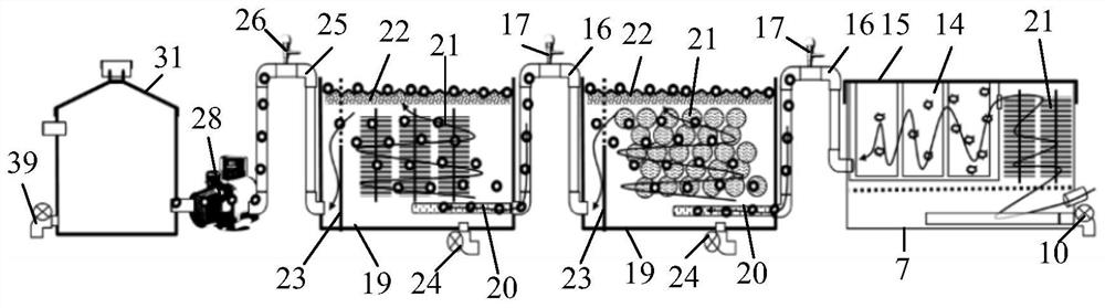 Surge type super-foam gas cap filtering device