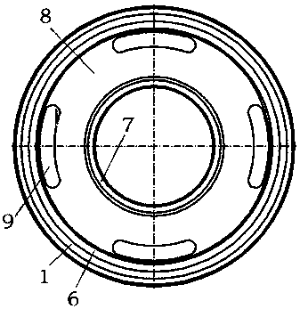 A method for adjusting axial compound nonlinear variable stiffness of rubber-metal ball hinge