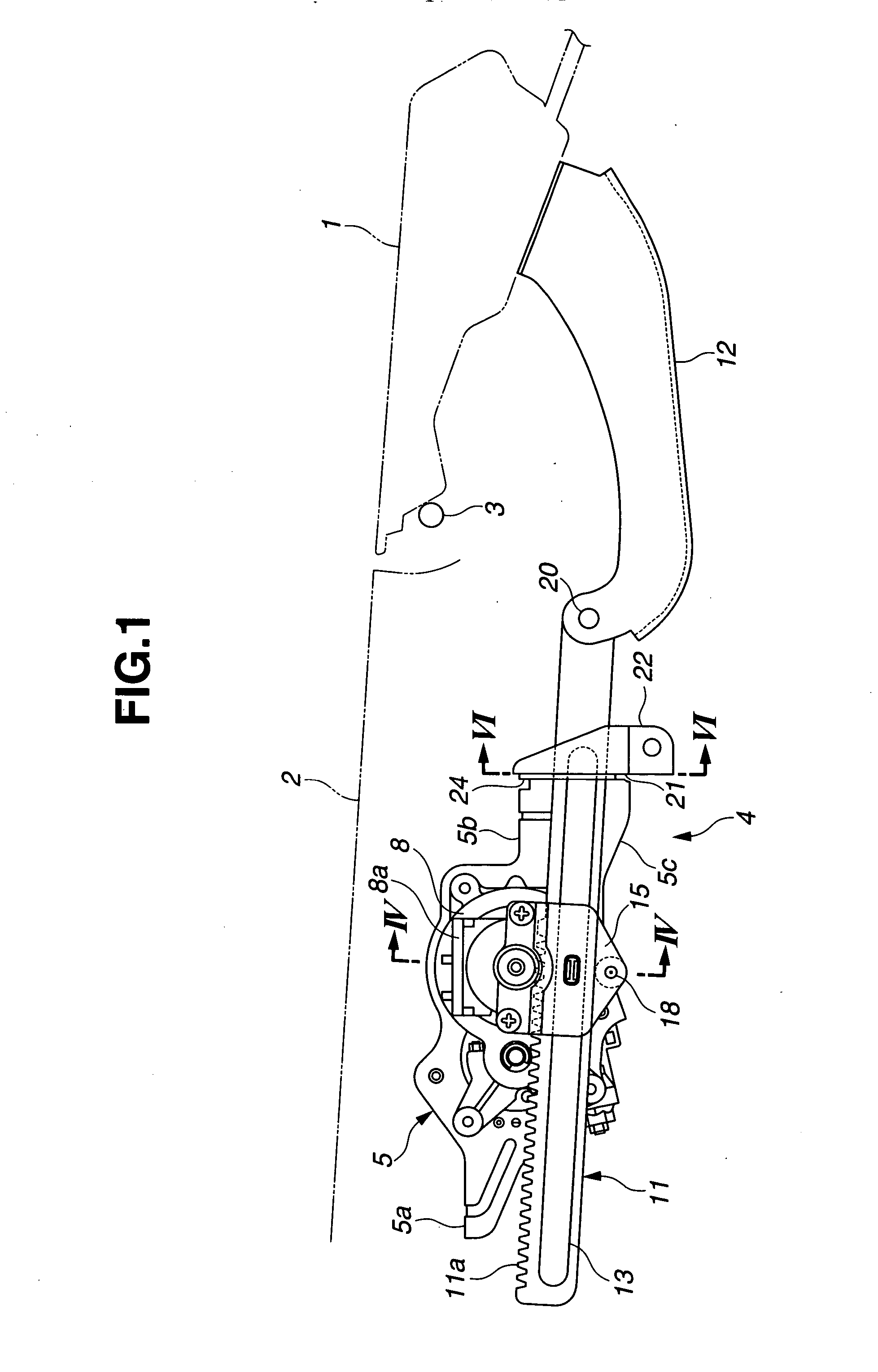 Opening and closing apparatus for opening and closing body of vehicle