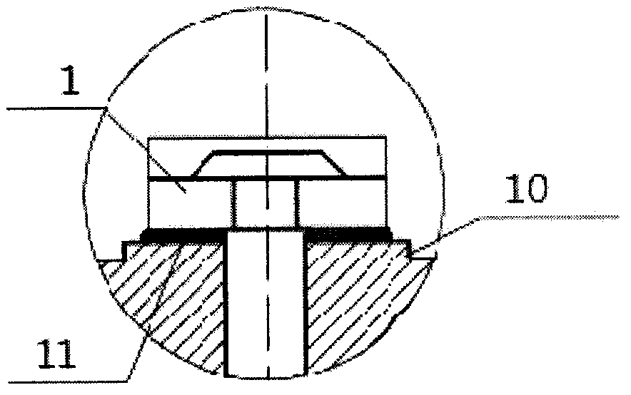 Pressure core body utilizing boss structure sintering base