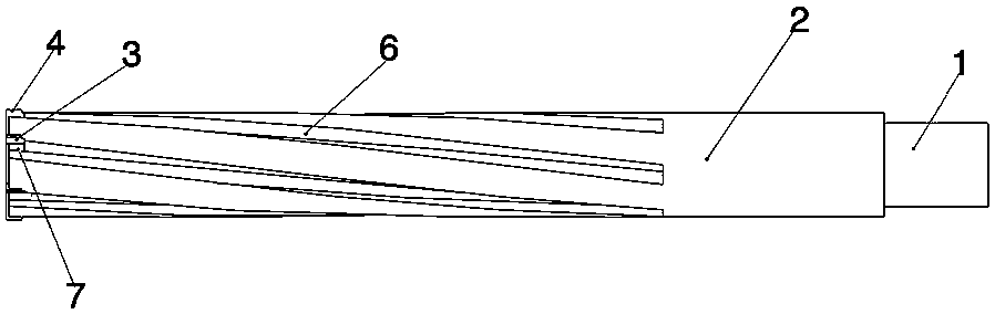 A special hollow end mill for machining casting wooden molds