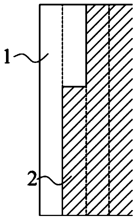 Slitting roof cutting stoping method used for precontrolled roof house pillar method