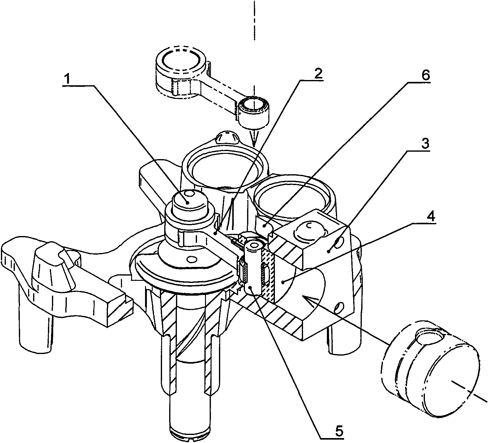 Breaking type split connecting rod used for compressor and manufacturing method thereof