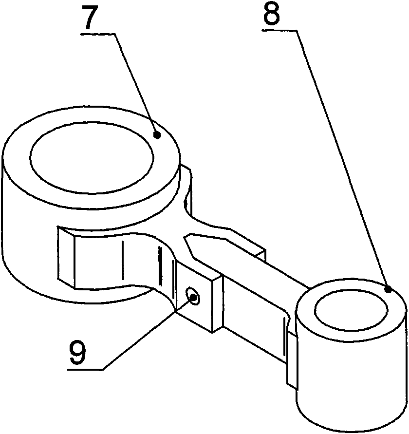 Breaking type split connecting rod used for compressor and manufacturing method thereof