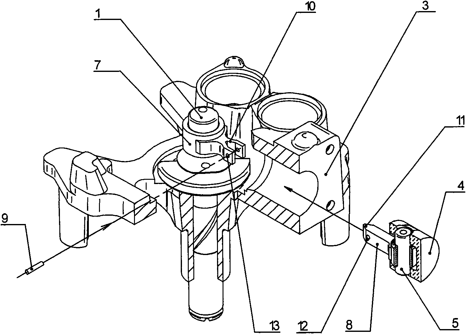 Breaking type split connecting rod used for compressor and manufacturing method thereof