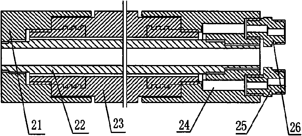 Hole sealing method for deep hole advanced loose blasting