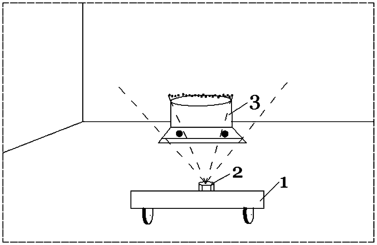 Charge-back butt joint method of cleaning equipment with laser radar and charge-back butt joint system of cleaning equipment with laser radar