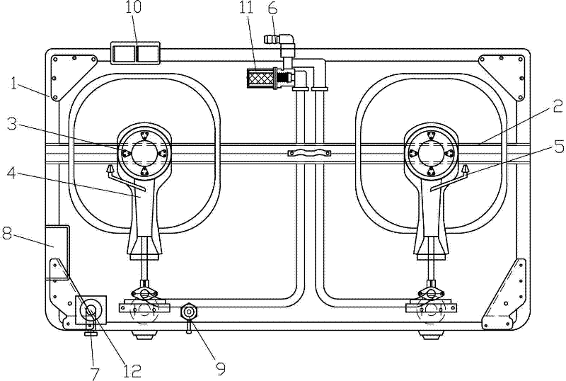 Gas valve self-closing gas furnace with timing function