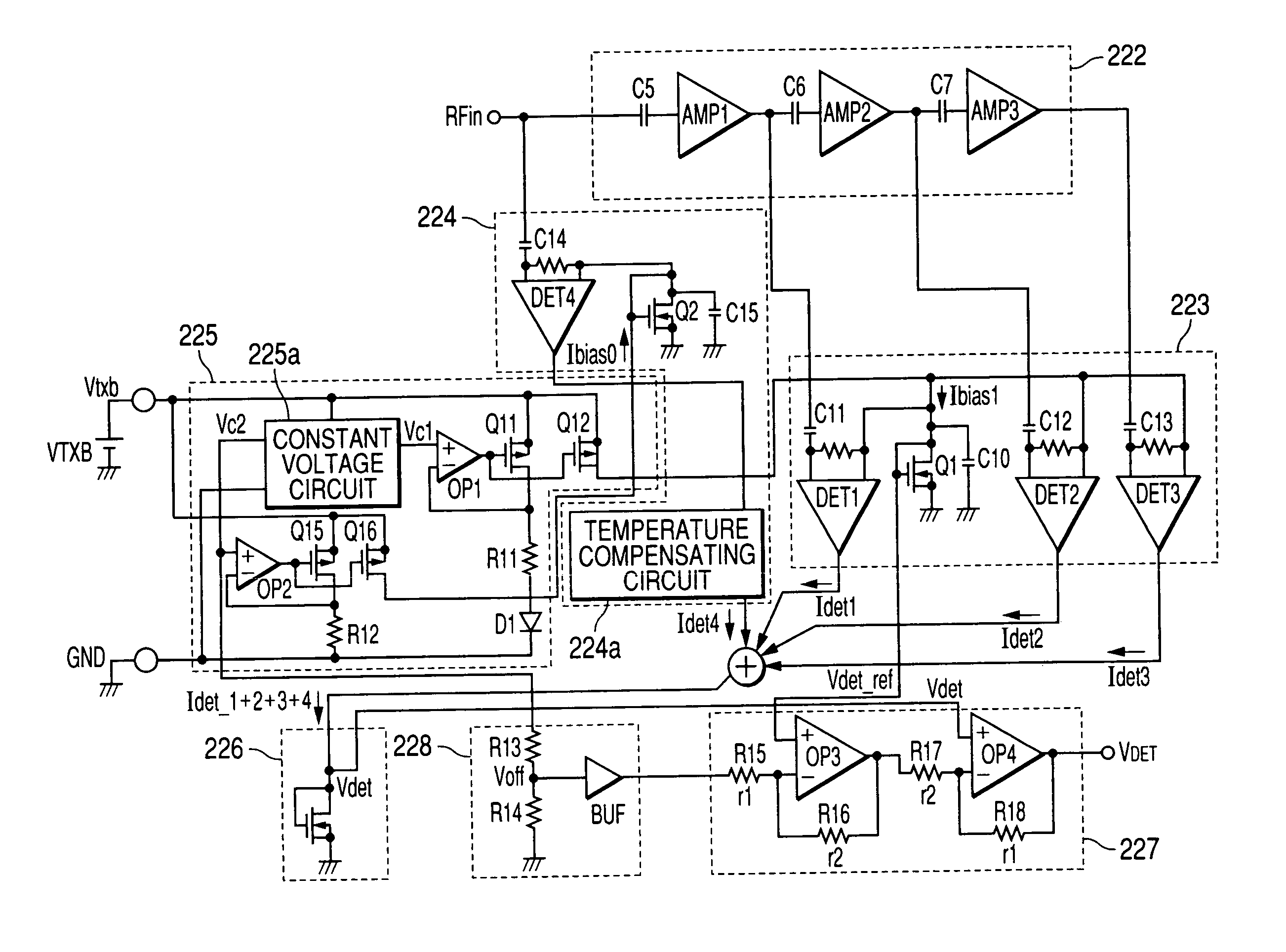 Electronic parts for high frequency power amplifier and wireless communication device