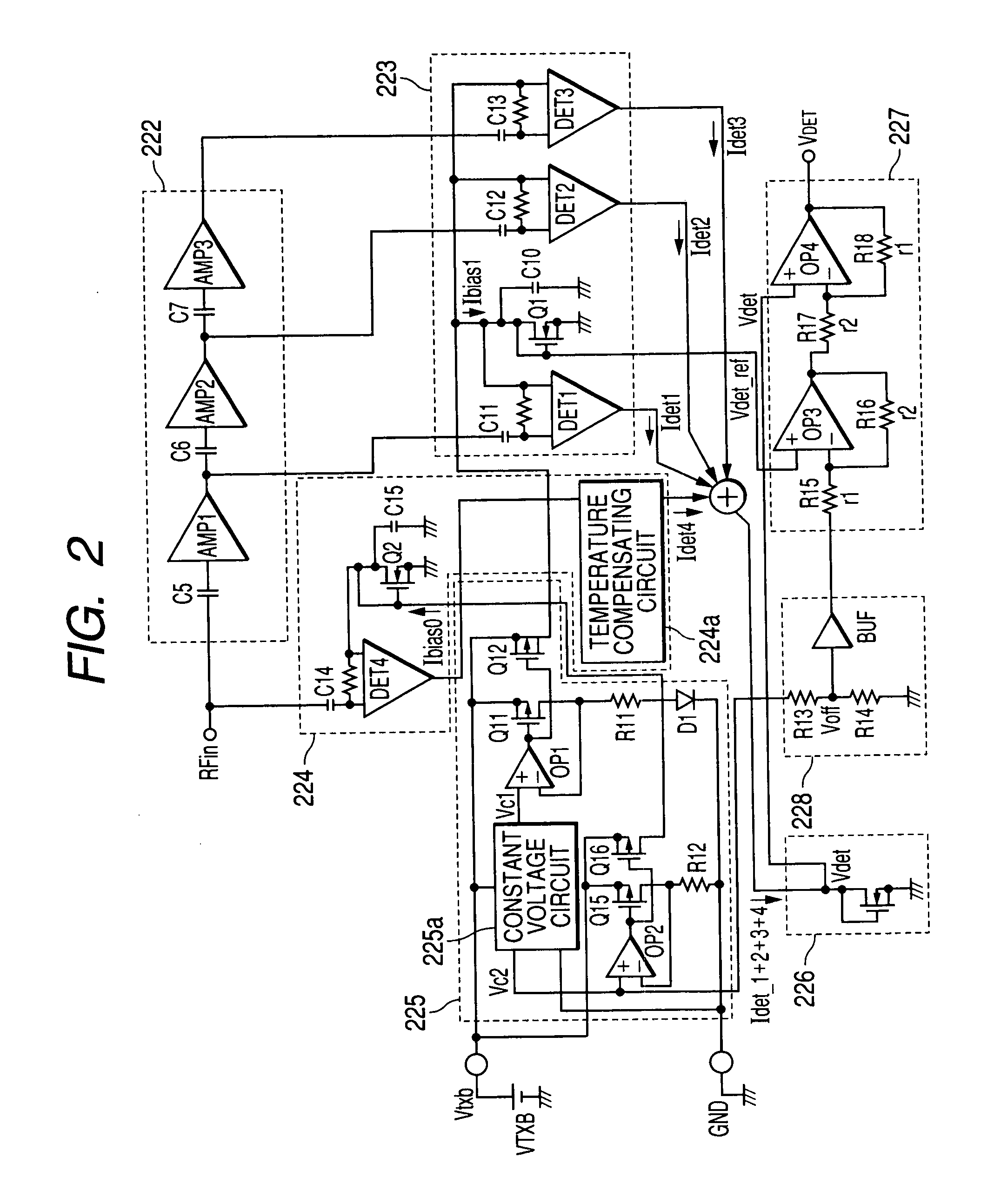 Electronic parts for high frequency power amplifier and wireless communication device