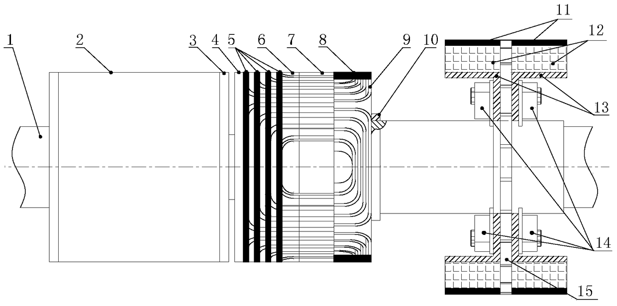 Parallel rotor structure hybrid excitation motor brushless electric excitation rotor magnetic poles