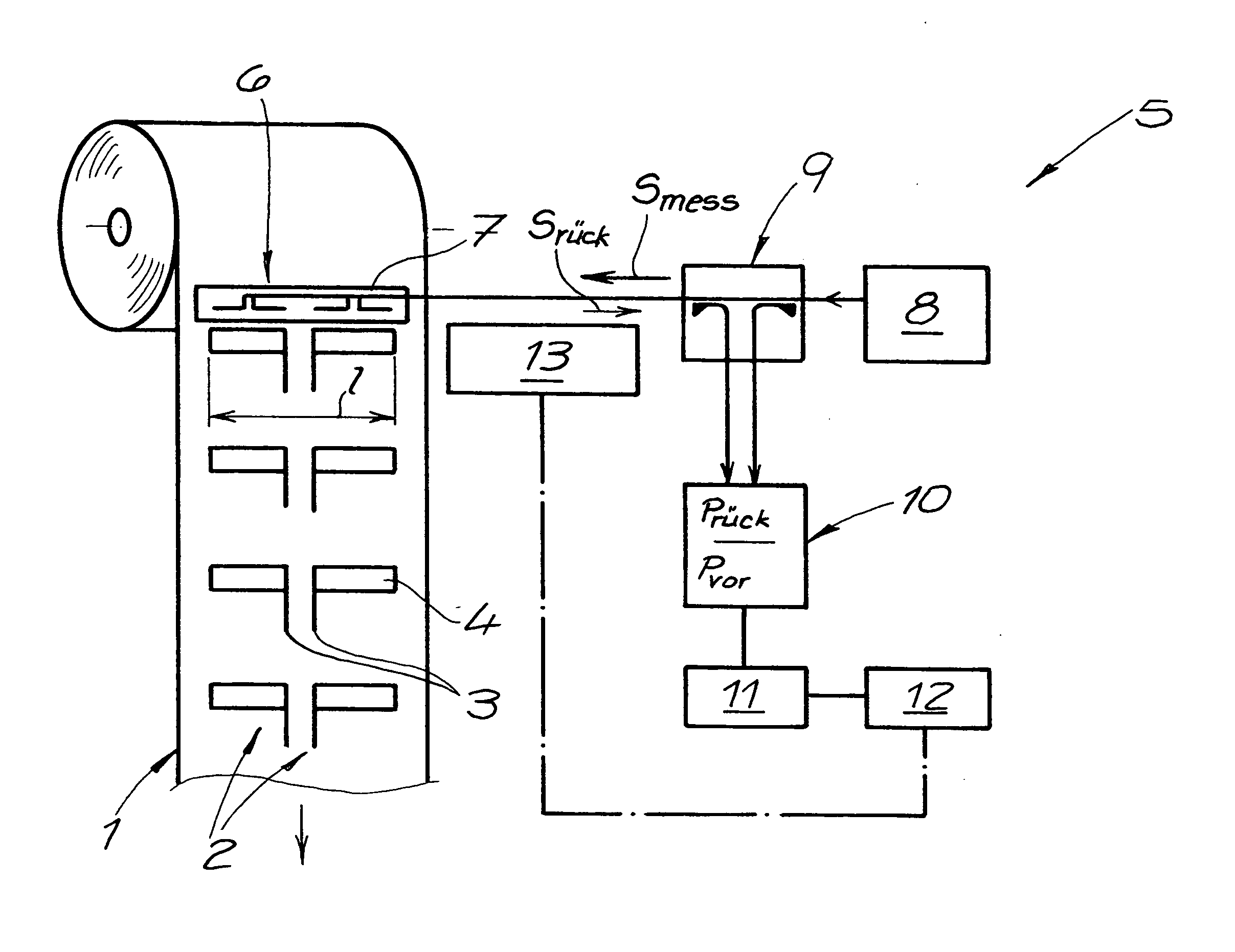 Method for contact-free testing of antennas applied to a material web