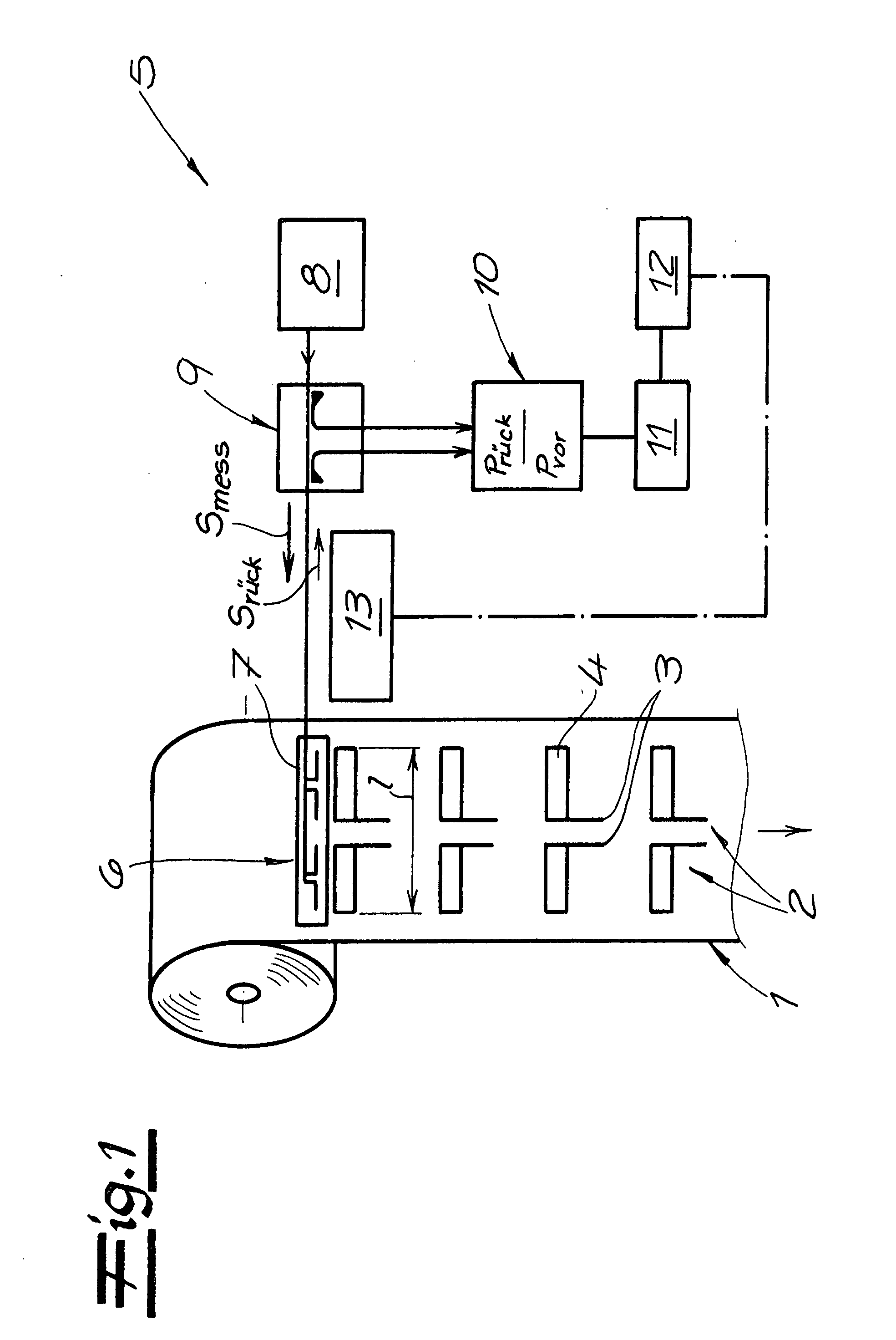 Method for contact-free testing of antennas applied to a material web