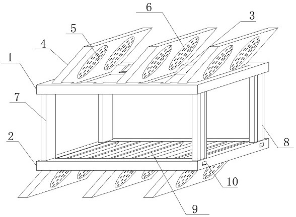 Block chain data management server heat dissipation device