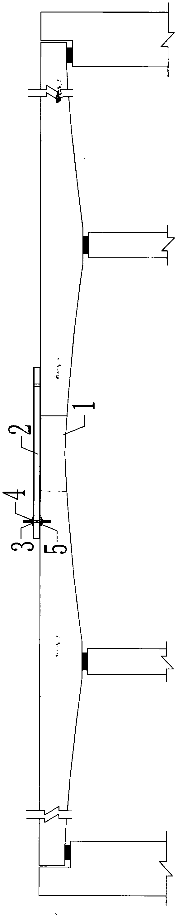 Deformation control method for dismantling continuous box girder bridge midspan closure segment