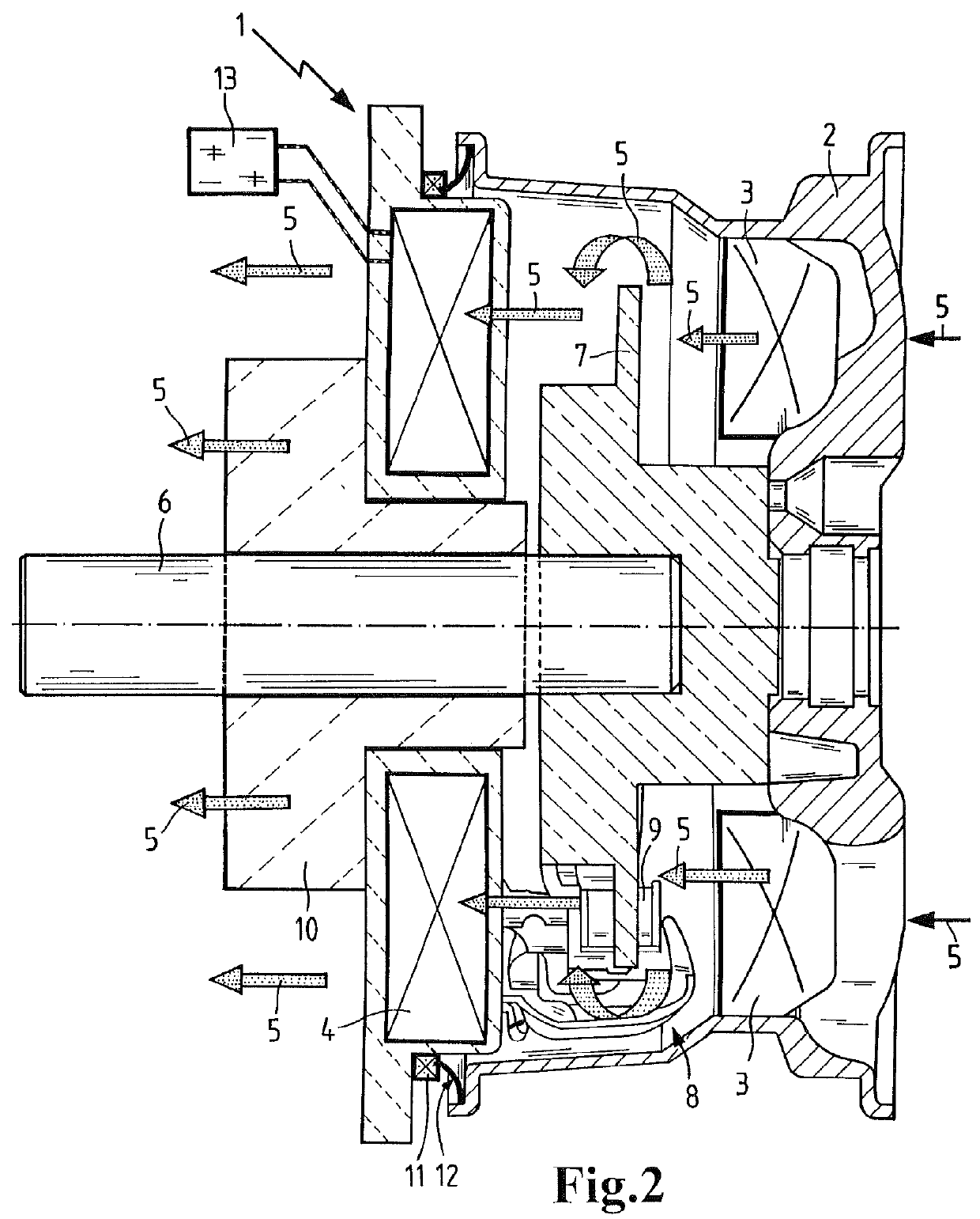 Brake dust collecting device for motor vehicles