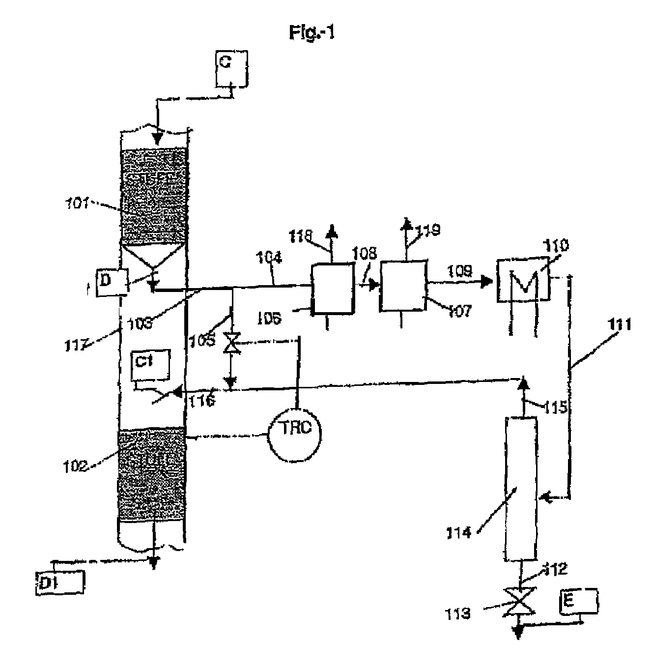 Method for carrying out heterogeneous catalytic exothermic gas phase reactions