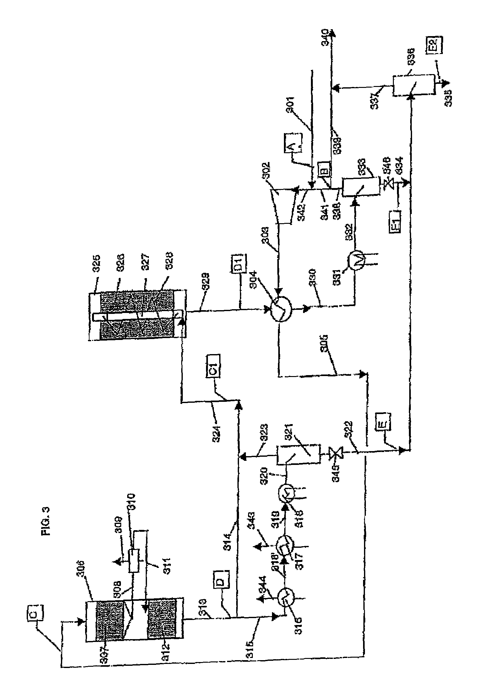 Method for carrying out heterogeneous catalytic exothermic gas phase reactions