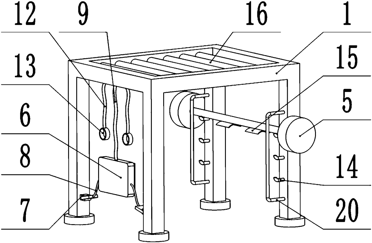 Framework type deep squat trainer