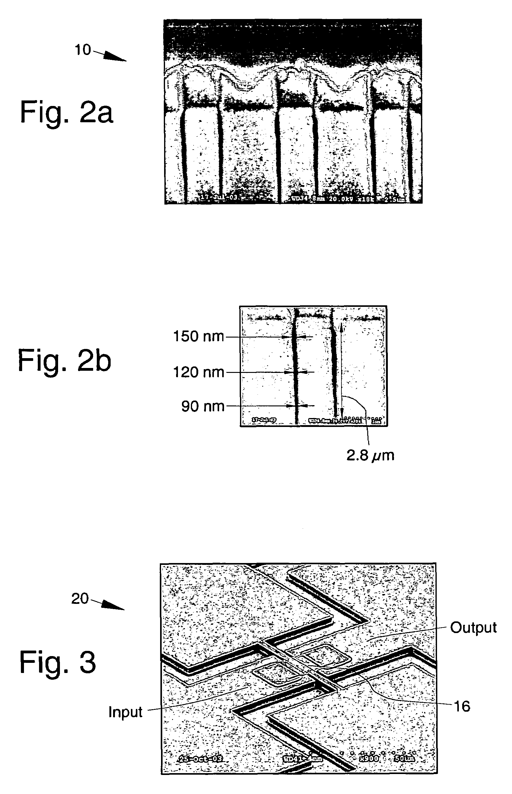 Methods of forming oxide masks with submicron openings and microstructures formed thereby
