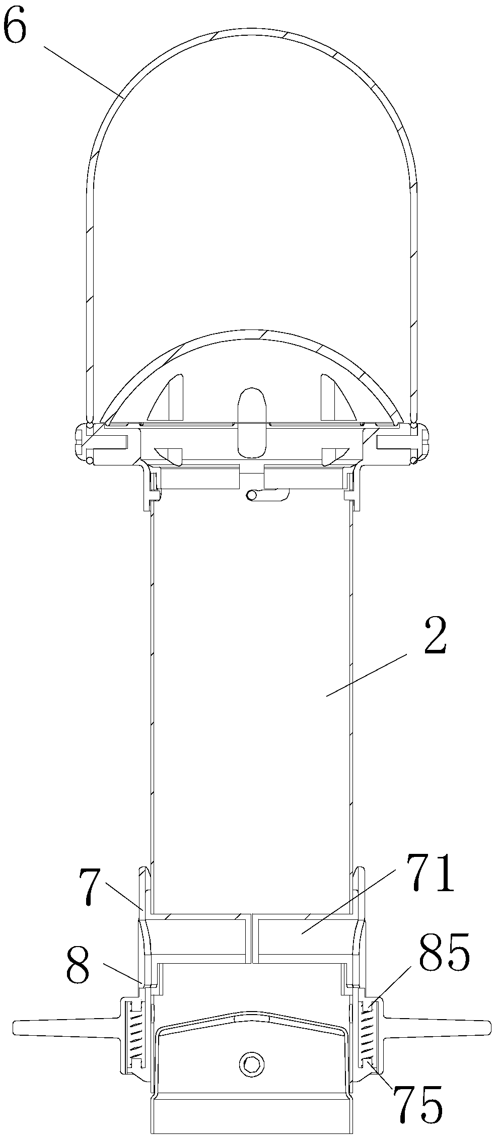 Bird feeder with feed inlet capable of being closed automatically with change of gravity