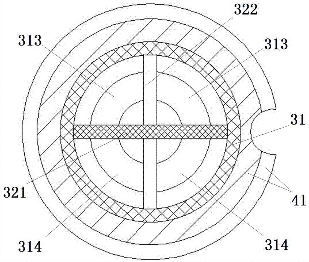 Internal liquid cooling type conductive contact member and connector