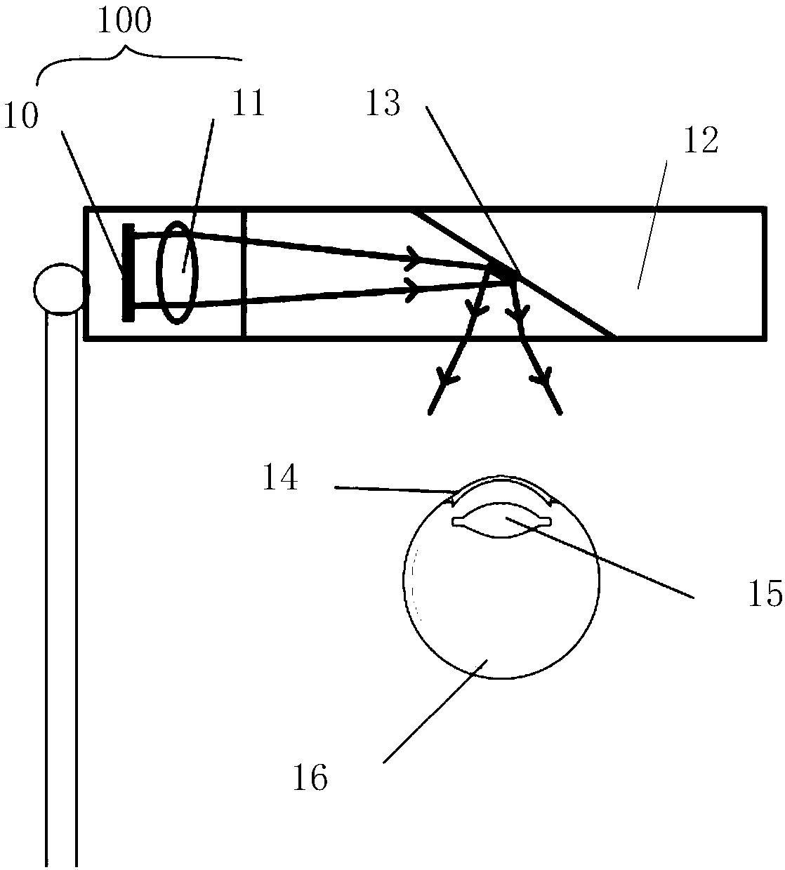 Method, equipment and device for AR (augmented reality) display
