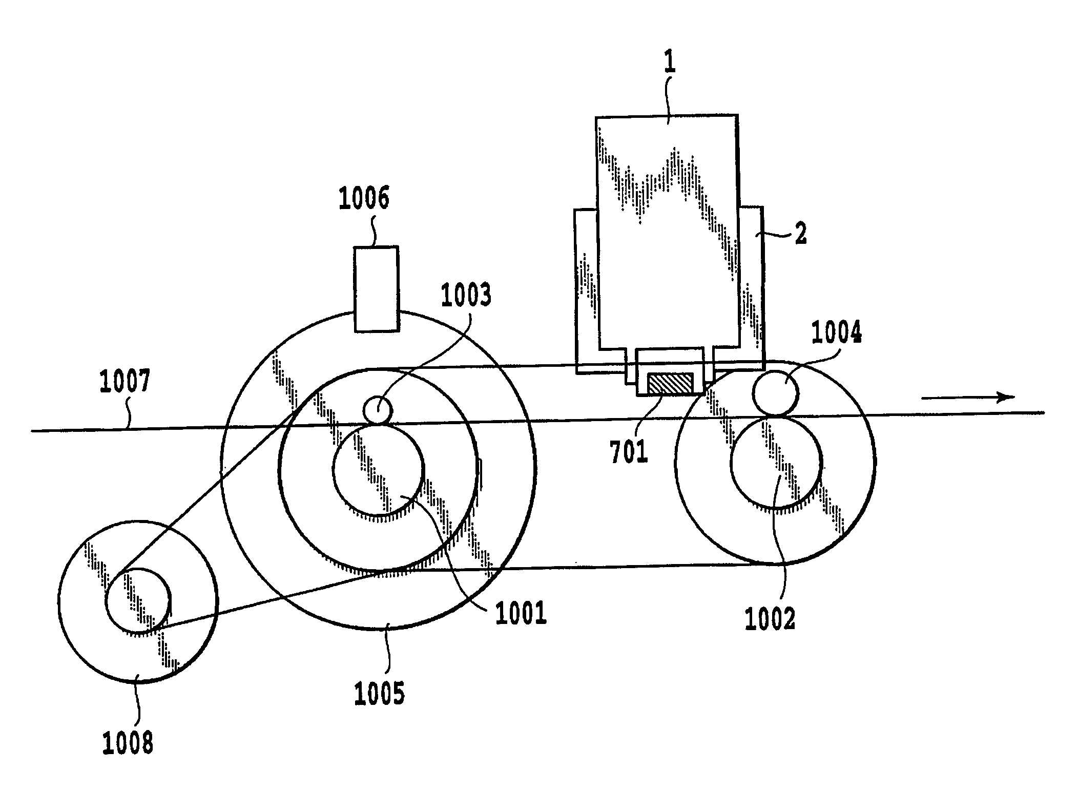 Printing apparatus with first and second measuring means for obtaining a conveying amount of a printing medium
