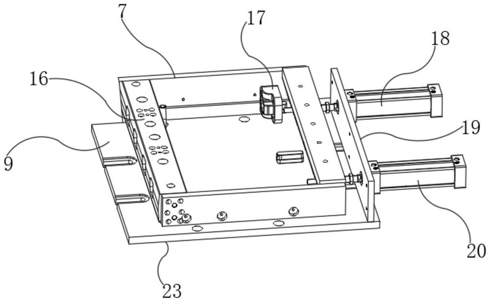 Automatic mold feeding and discharging device of injection molding machine