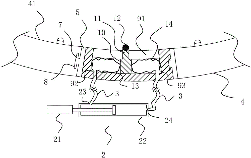 Eye massager suitable for different eye socket sizes and connecting and using method thereof