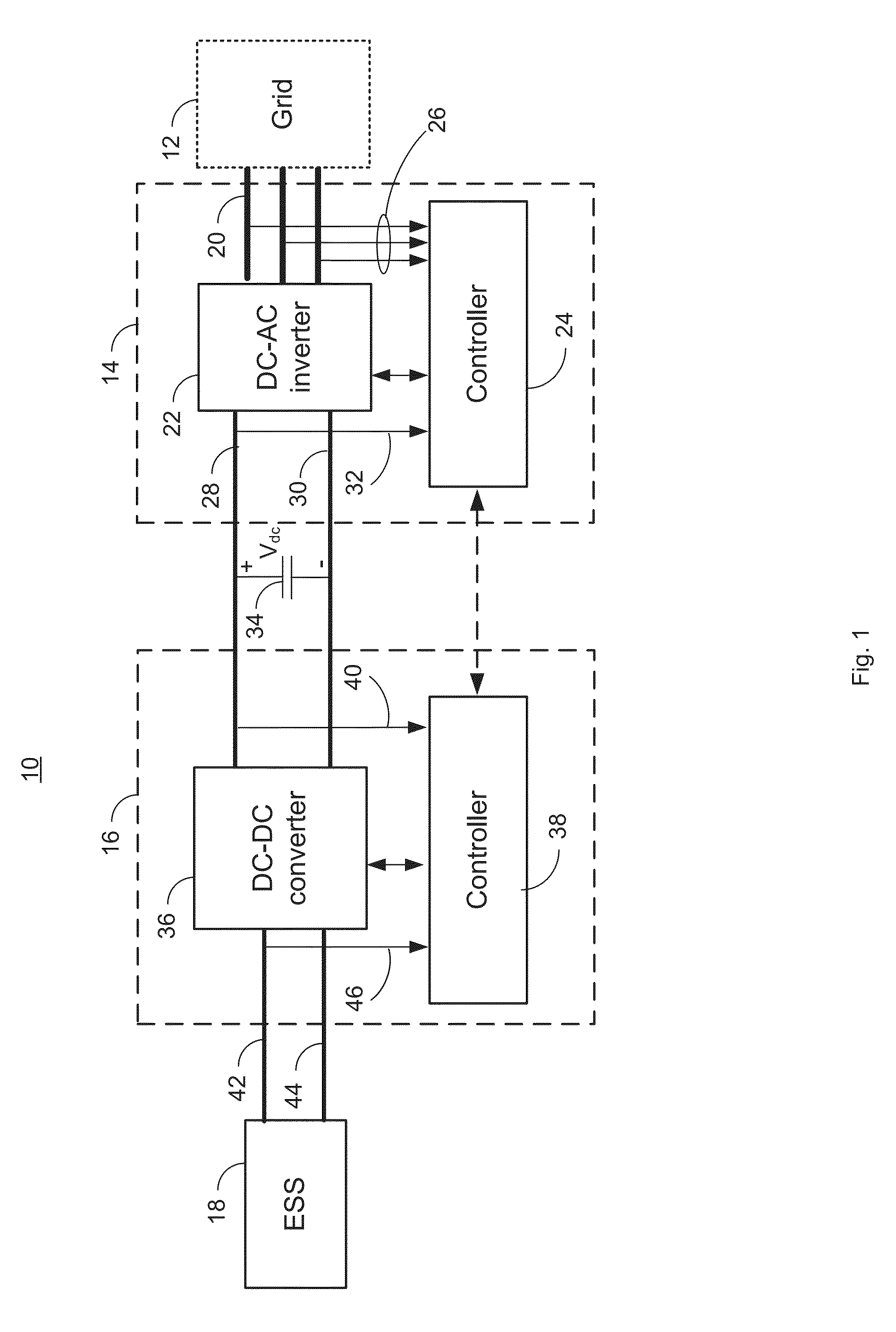 Control of Energy Storage System Inverter System in a Microgrid Application