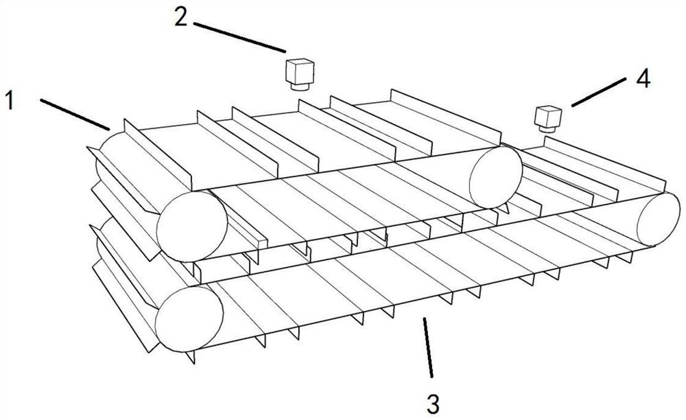 Tobacco leaf double-sided photographing device