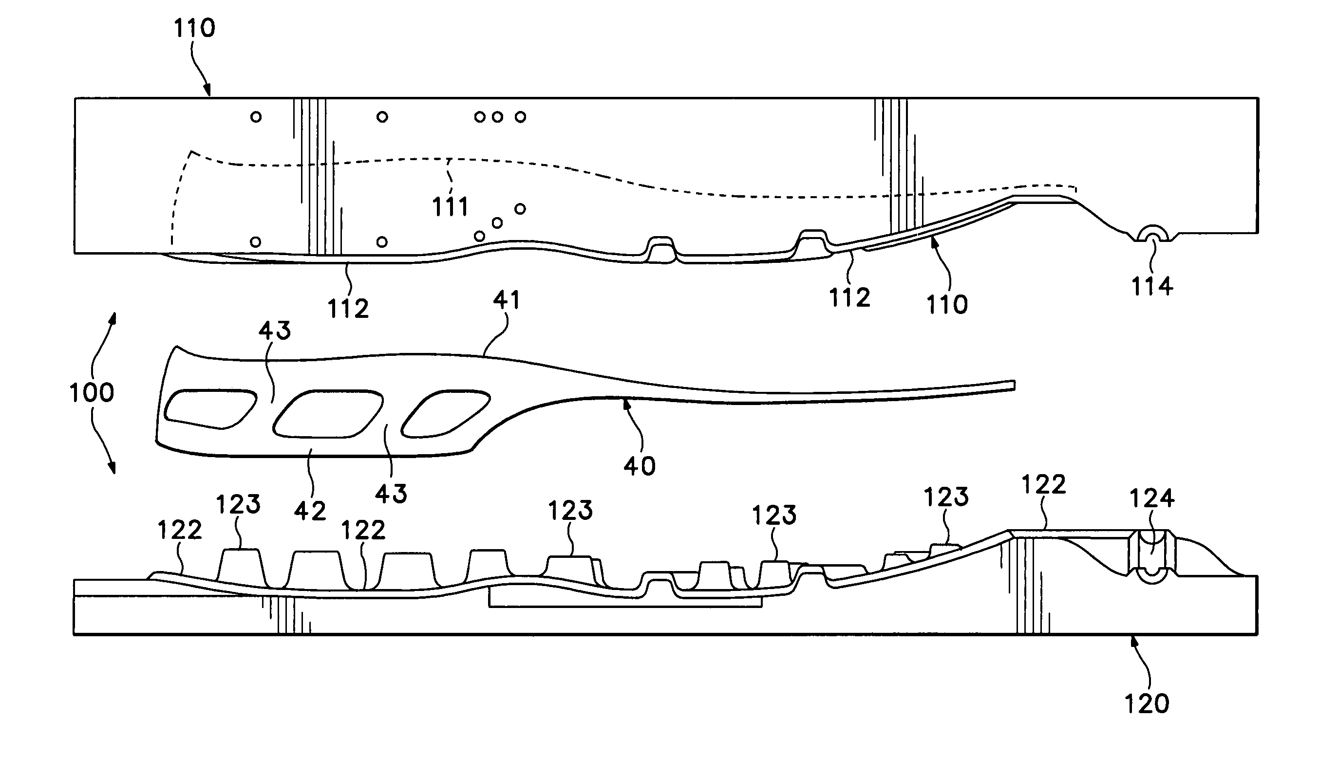 Method of making article of footwear having a fluid-filled bladder with a reinforcing structure