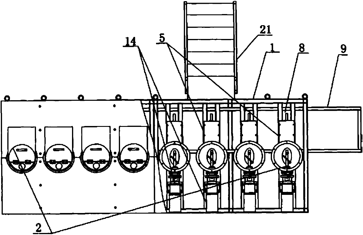 Burdening device capable of increasing efficiency