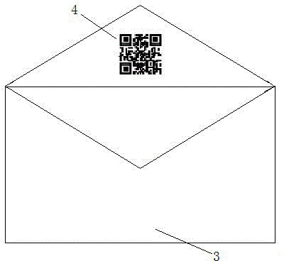 Card with QR (Quick Response) code and application method of card