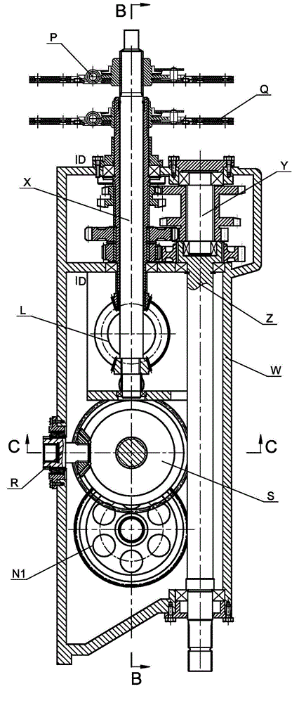 Double-clutch directly controlled stepless speed regulator for tracked vehicle