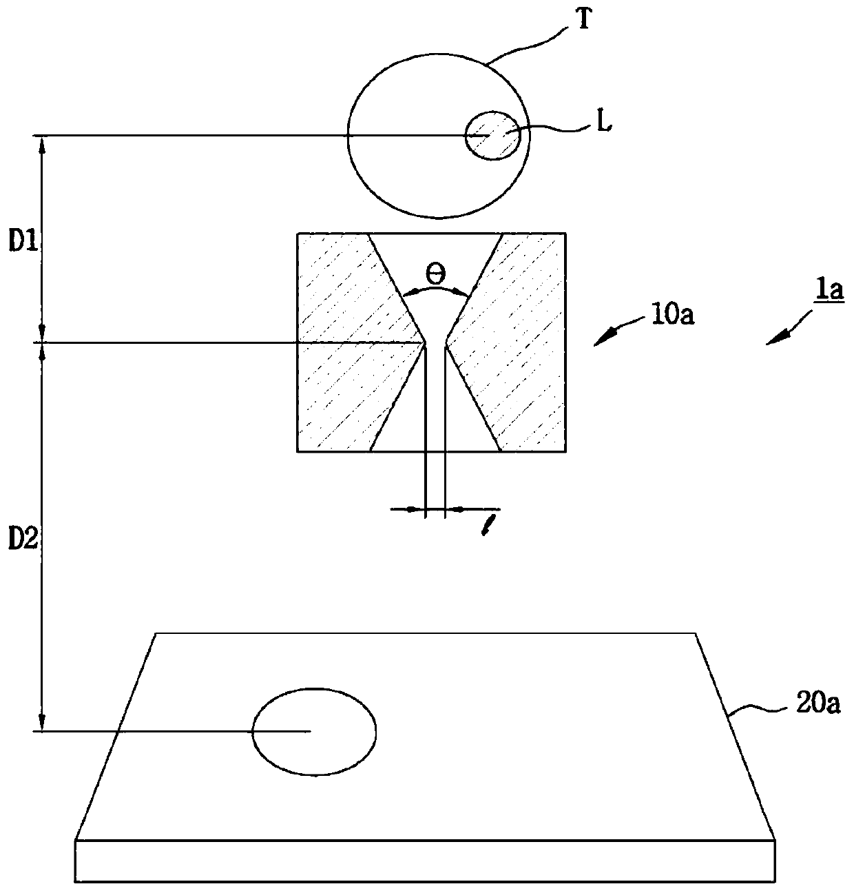 Variable pinhole collimator and radiographic imaging device using same