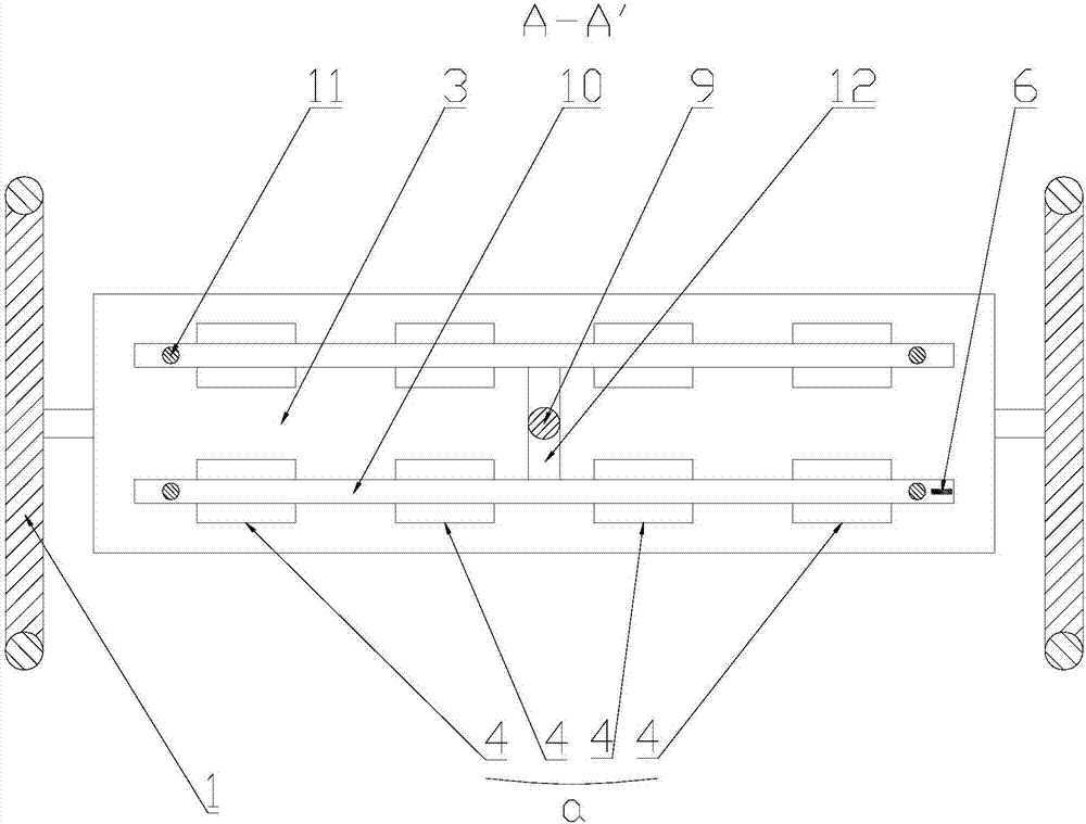 Multi-welding-spot alloy welding powder coating mechanism capable of adjusting coating thickness