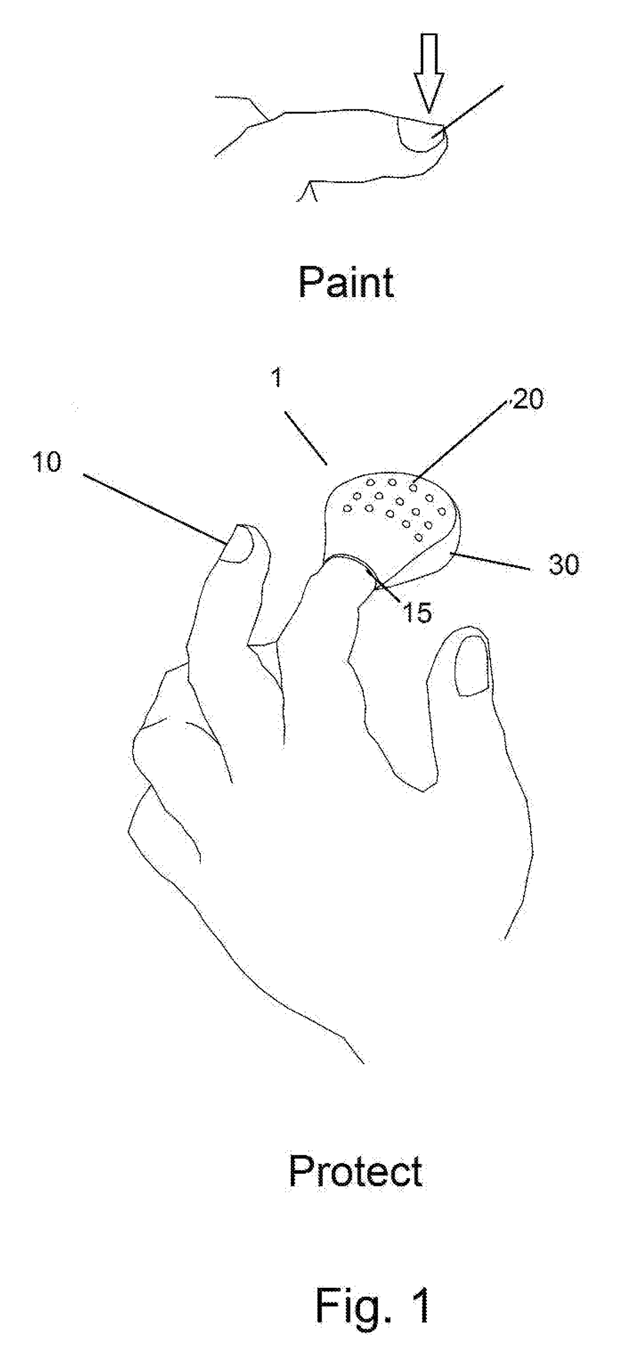 Protective Bubble Cover for Finger Nails