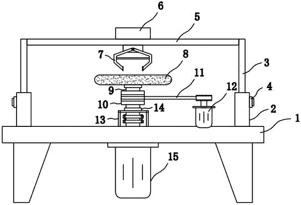 Grinding device driven by both main and auxiliary motors
