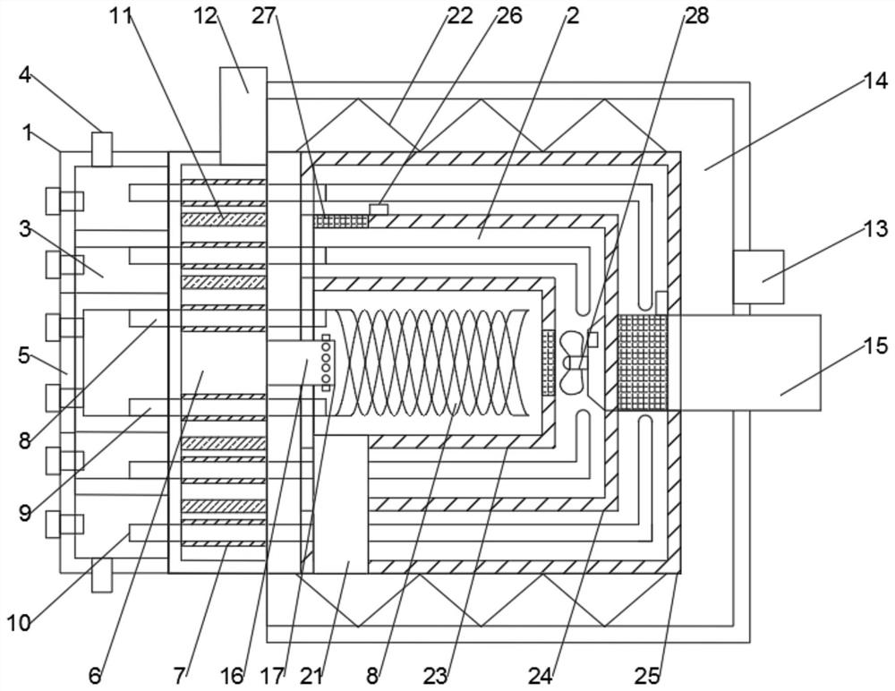 Efficient energy-saving anti-explosion electric heater