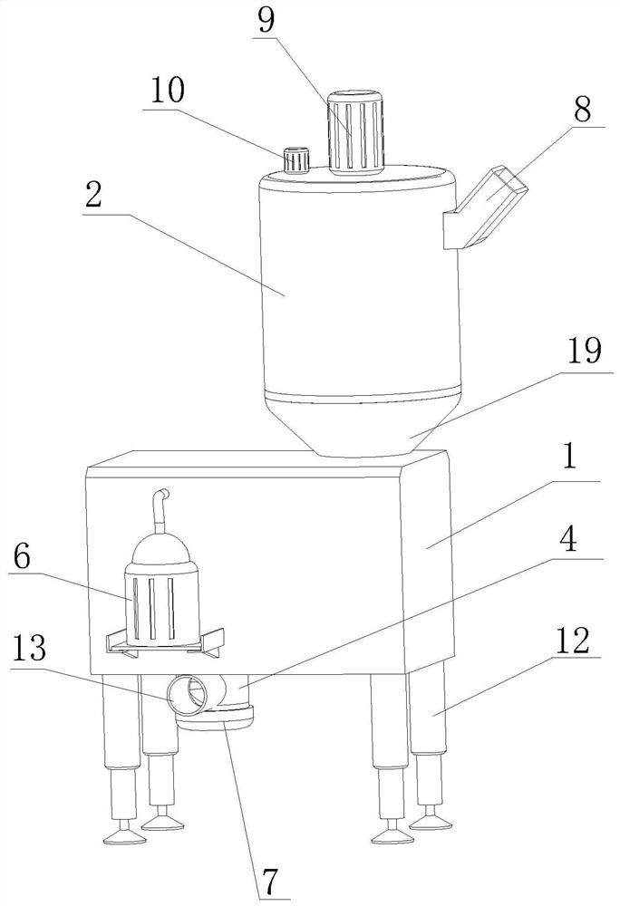 Fish gelatin protein extraction device and extraction method thereof